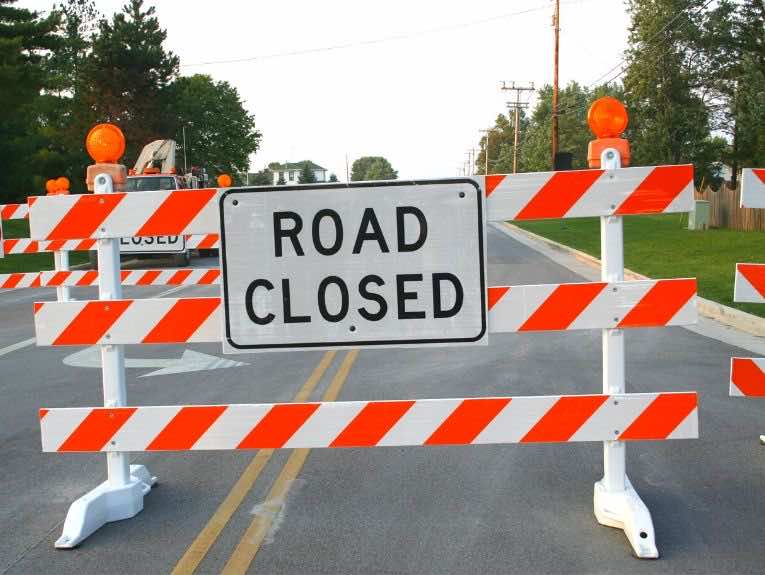 image of Road Closed Sign